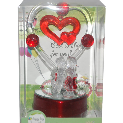 "Crystal Valentine stand with Lighting - 1208-002 - Click here to View more details about this Product